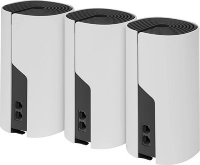 Бесшовный Mesh роутер TP-LINK Deco E4,  AC1200,  белый,  3 шт. в комплекте [deco e4(3-pack)]