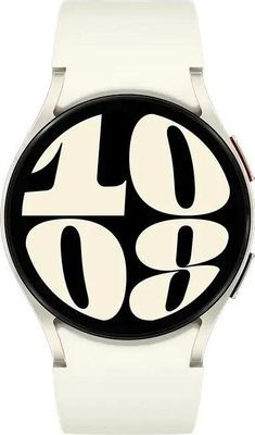 Смарт-часы Samsung Galaxy Watch 6 40мм,  1.3",  белый/золото белое [sm-r930nzeacis]