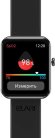 Смарт-часы ELARI Watch LITE,  1.83",  черный/черный [kp-n1-black]
