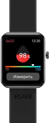 Смарт-часы ELARI Watch LITE,  1.83",  черный/черный [kp-n1-black]