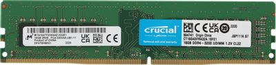 Оперативная память Crucial CT16G4DFRA32A DDR4 -  1x 16ГБ 3200МГц, DIMM,  Ret