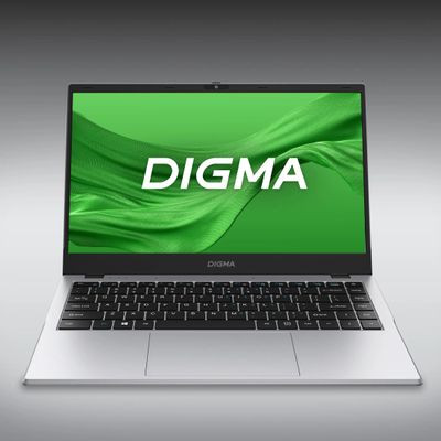 Ноутбук Digma EVE C4801 14", IPS, Intel N100 0.8ГГц, 4-ядерный, 8ГБ LPDDR5, 256ГБ SSD,  Intel UHD Graphics  интегрированное, Windows 11 Professional, серебристый [dn14n1-8cxw01]