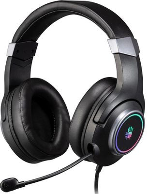 Гарнитура игровая A4TECH Bloody G350,  для компьютера, мониторные,  проводные, черный  [g350  usb/ black]