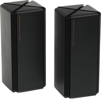 Роутер Xiaomi Mi Mesh System AX3000(2-pack),  AX3000,  черный,  2 шт. в комплекте [dvb4287gl]
