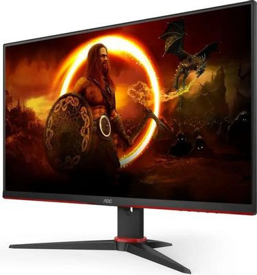 23.8" Монитор AOC Gaming 24G2ZE,  1920x1080,  IPS,  240Гц,  2хHDMI,  1хDP,  черный/красный