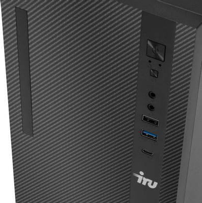 Компьютер iRU 310SC,  Intel Core i5 12400,  DDR4 8ГБ, 256ГБ(SSD),  Intel UHD Graphics 730,  Windows 11 Professional,  черный [1969064]