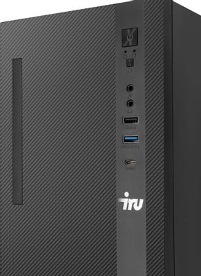 Компьютер iRU 310SC,  Intel Core i5 12400,  DDR4 8ГБ, 256ГБ(SSD),  Intel UHD Graphics 730,  Windows 11 Professional,  черный [1969064]