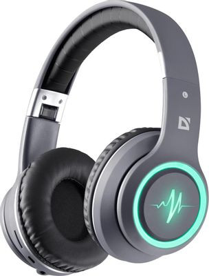 Гарнитура Defender FreeMotion B571,  для компьютера/мобильных устройств, накладные,  Bluetooth, серый  [63571]