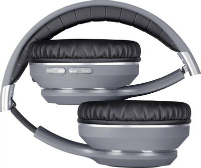 Гарнитура Defender FreeMotion B571,  для компьютера/мобильных устройств, накладные,  Bluetooth, серый  [63571]