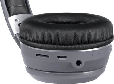 Гарнитура Defender FreeMotion B571,  для компьютера/мобильных устройств, накладные,  Bluetooth, серый  [63571]