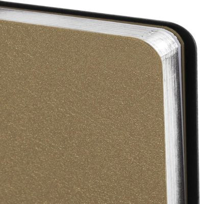 Ежедневник BRAUBERG Metallic недатированный,  A5,  136лист.,  белые страницы,  бежевый