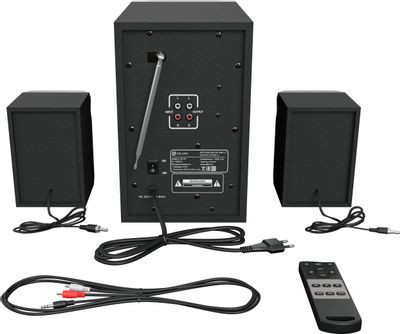 Колонки Bluetooth Oklick OK-441,  2.1,  черный [1086334]