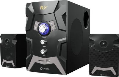 Колонки Bluetooth Oklick OK-441,  2.1,  черный [1086334]
