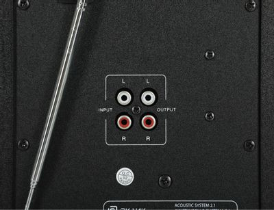 Колонки Bluetooth Oklick OK-441,  2.1,  черный [1086334]