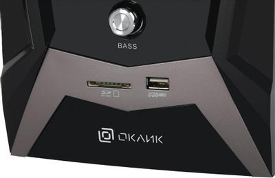Колонки Bluetooth Oklick OK-441,  2.1,  черный [1086334]