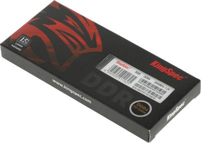 Оперативная память KINGSPEC KS2666D4N12008G DDR4 -  1x 8ГБ 2666МГц, для ноутбуков (SO-DIMM),  Ret