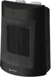 Тепловентилятор керамический Vitek Midnight VT-2064,  1800Вт,  с термостатом, 2 режима, черный