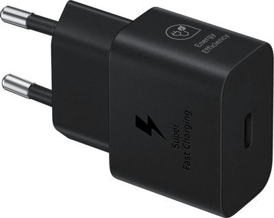 Сетевое зарядное устройство Samsung EP-T2510,  USB type-C,  USB type-C,  25Вт,  3A,  черный [ep-t2510xbegeu]