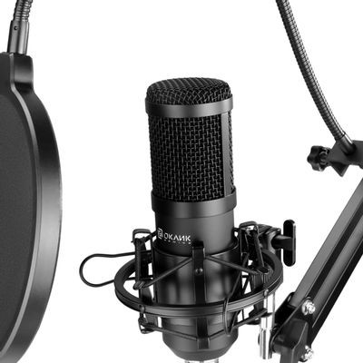 Микрофон Oklick SM-600G,  черный [1796784]