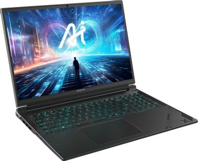Ноутбук игровой Gigabyte G6X 16", 2024, IPS, Intel Core i7 13650HX 2.6ГГц, 14-ядерный, 16ГБ DDR5, 1ТБ SSD,  NVIDIA GeForce  RTX 4060 для ноутбуков - 8 ГБ, Windows 11 Home, серый [9kg-43kz854sh]