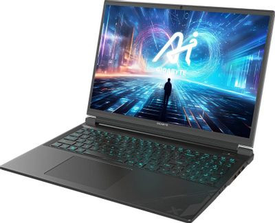 Ноутбук игровой Gigabyte G6X 16", 2024, IPS, Intel Core i7 13650HX 2.6ГГц, 14-ядерный, 16ГБ DDR5, 1ТБ SSD,  NVIDIA GeForce  RTX 4060 для ноутбуков - 8 ГБ, Windows 11 Home, серый [9kg-43kz854sh]