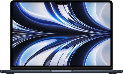 Ноутбук Apple MacBook Air A2681 13.6", IPS, Apple M2 8 core 3.5ГГц, 8-ядерный, 8ГБ 512ГБ SSD,  Mac OS, полночный [mly43b/a]