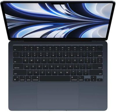 Ноутбук Apple MacBook Air A2681 13.6", IPS, Apple M2 8 core 3.5ГГц, 8-ядерный, 8ГБ 512ГБ SSD,  Mac OS, полночный [mly43b/a]