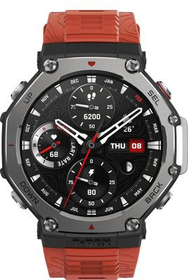 Смарт-часы AMAZFIT T-Rex 3 A2323, 48.5мм, 1.5", красный/темно-серый Смарт-часы AMAZFIT T-Rex 3 A2323, 48.5мм, 1.5", красный/темно-серый