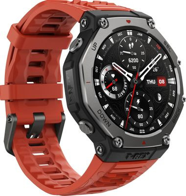 Смарт-часы AMAZFIT T-Rex 3 A2323, 48.5мм, 1.5", красный/темно-серый Смарт-часы AMAZFIT T-Rex 3 A2323, 48.5мм, 1.5", красный/темно-серый