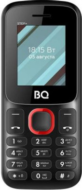 Сотовый телефон BQ 1848 Step+,  черный/красный