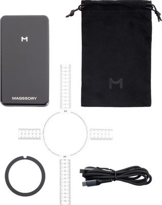Беспроводное зарядное устройство MAGSSORY WCH004,  USB type-C,  22Вт,  3A,  черный