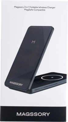 Беспроводное зарядное устройство MAGSSORY WCH004,  USB type-C,  22Вт,  3A,  черный