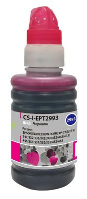 Чернила Cactus CS-I-EPT2993, для Epson, 100мл, пурпурный Чернила Cactus CS-I-EPT2993, для Epson, 100мл, пурпурный