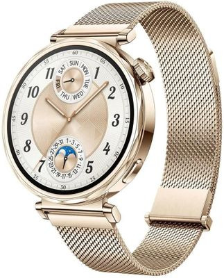 Смарт-часы Huawei Watch GT 5 Jana-B19M,  41.3мм,  1.32",  золотистый/золотистый [55020dgx]