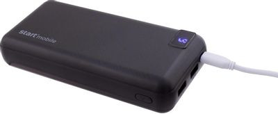Внешний аккумулятор (Power Bank)  Старт PPB Swan P20P-B,  20000мAч,  черный [14669]