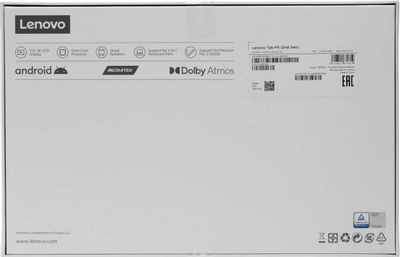 11.5" Планшет Lenovo Tab P11 TB350FU 6/128 GB G99 Wi-Fi, 2000 x 1200, Android 12, темно-серый [zabf0009ru]