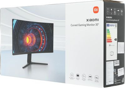 30" Монитор Xiaomi Curved Gaming Monitor,  2560x1080,  VA,  200Гц,  2хHDMI,  1хDP,  изогнутый, черный [bhr5116gl]