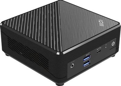 Неттоп MSI Cubi N ADL-018RU,  Intel N200,  DDR4 4ГБ, 128ГБ(SSD),  Intel UHD Graphics,  Windows 11 Professional,  черный [9s6-b0a911-211]