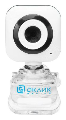 Web-камера Oklick OK-C8812,  белый/черный