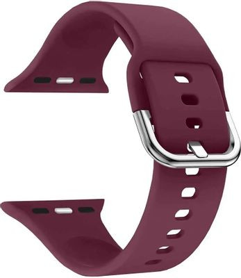 Ремешок LYAMBDA DSJ-17-40-WR для Apple Watch Series 3/4/5/6/SE/7/8, бордовый Ремешок LYAMBDA DSJ-17-40-WR для Apple Watch Series 3/4/5/6/SE/7/8, бордовый