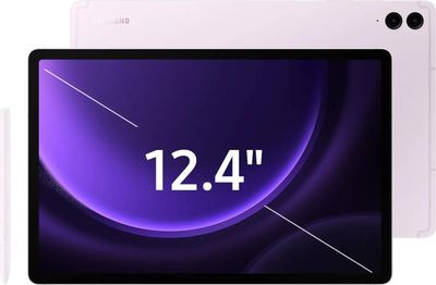 12.4" Планшет Samsung Galaxy Tab S9 FE+ BSM-X616B 12/256 GB 1380 5G, 2560 x 1600, 90Гц, Android 13, со стилусом, розовый [sm-x616bliecau]