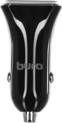 Автомобильное зарядное устройство Buro BUCK1,  USB-C,  18Вт,  3A,  черный [buck18p010bk]
