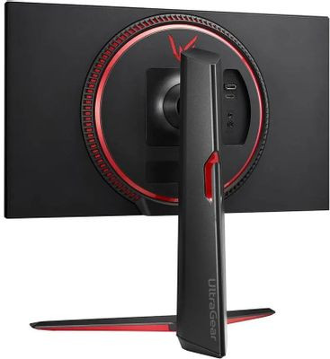23.8" Монитор LG UltraGear 24GN65R-B,  1920x1080,  IPS,  144Гц,  1хHDMI,  1хDP,  черный и черный/красный [24gn65r-b.aruz]