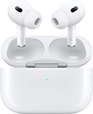 Наушники Apple AirPods Pro 2 2023 USB-C A3047/A3048/A2968, Bluetooth, внутриканальные, белый [mtjv3am/a]
