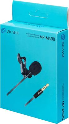 Микрофон Oklick MP-M400,  черный [1529055]