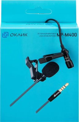 Микрофон Oklick MP-M400,  черный [1529055]