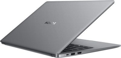 Ноутбук Honor MagicBook X14 2024 FRI-H56 14", 2024, IPS, AMD Ryzen 5 7640HS 4.3ГГц, 6-ядерный, 16ГБ LPDDR5x, 512ГБ SSD,  AMD Radeon  760M, без операционной системы, серый [5301akau]