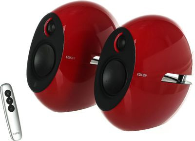 Колонки Bluetooth Edifier E25HD,  2.0,  красный/ черный