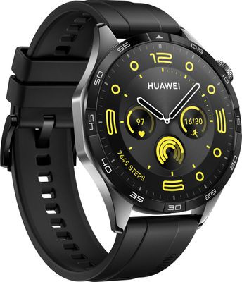Смарт-часы Huawei Watch GT 4 Phoinix-B19F,  46мм,  1.43",  черный/черный [55020bgt]
