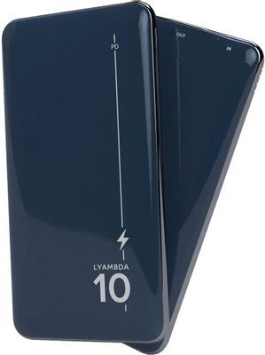 Внешний аккумулятор (Power Bank) LYAMBDA LP303, 10000мAч, темно-синий Внешний аккумулятор (Power Bank) LYAMBDA LP303, 10000мAч, темно-синий